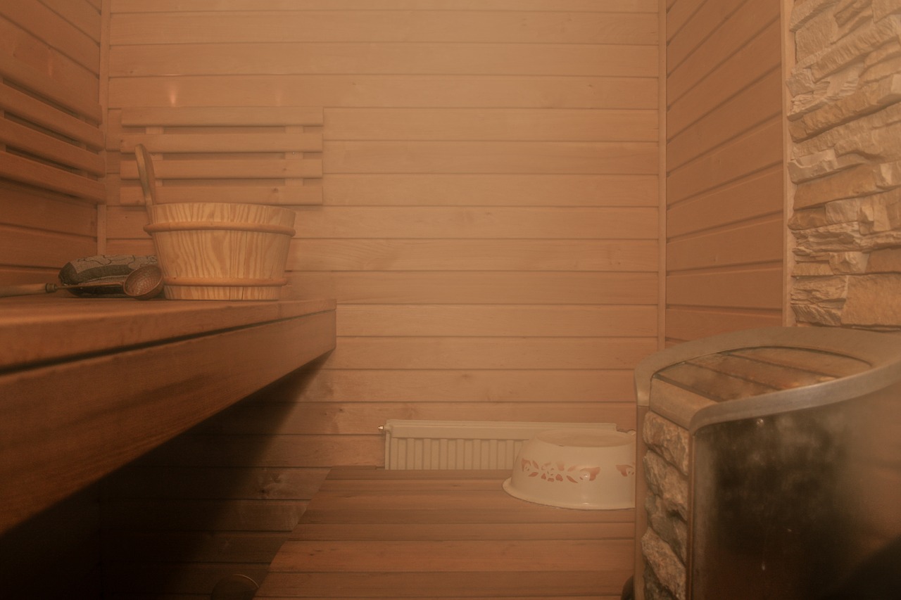 Sauna (Zdroj: https://pixabay.com/en/sauna-finnish-heat-steam-hot-1265002/)